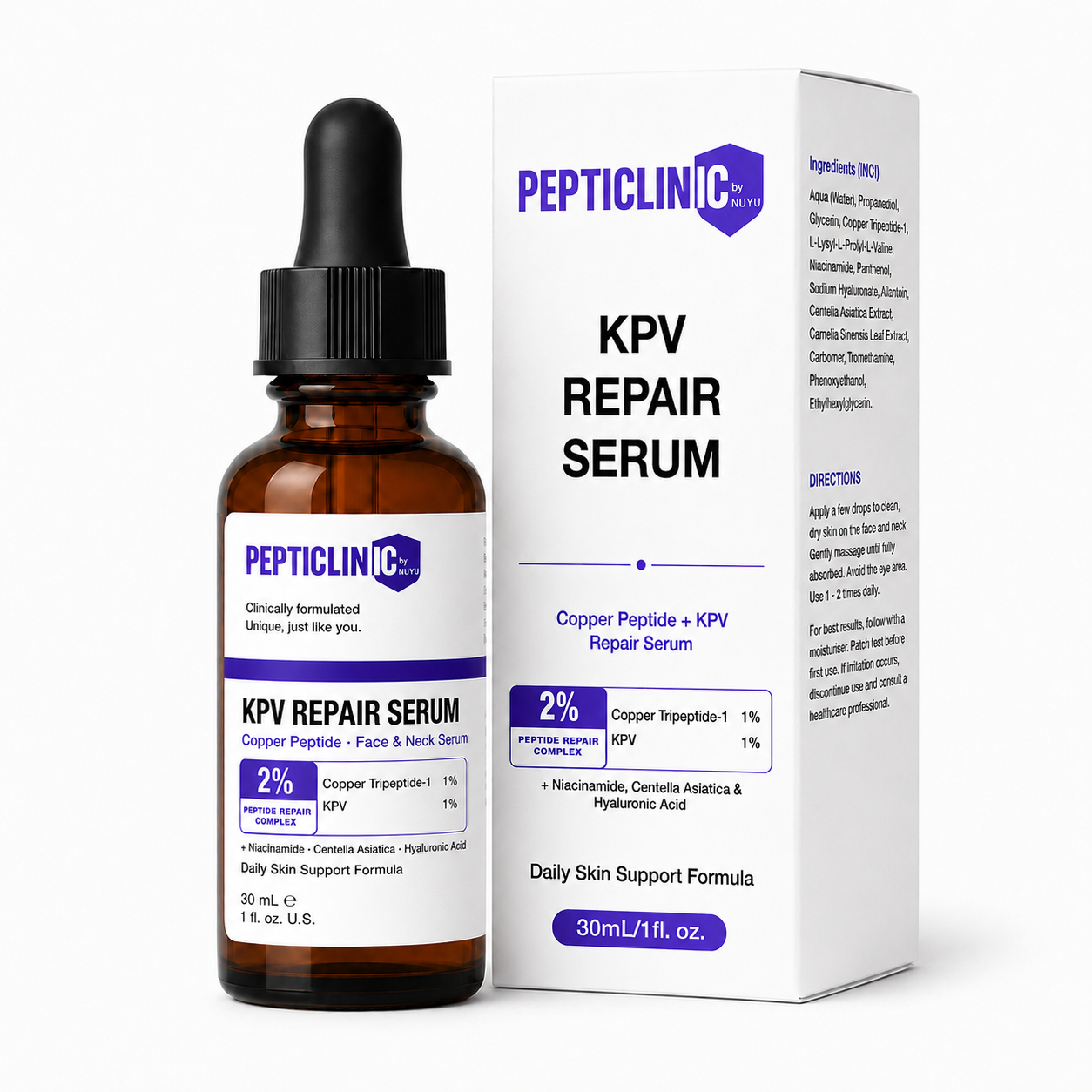 Copper Peptide + KPV Repair Serum