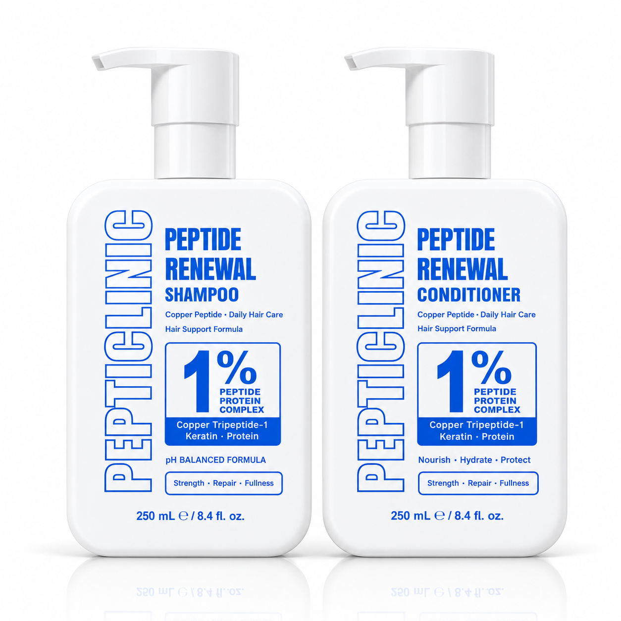 Copper Peptide Wash Duo (Shampoo + Conditioner)